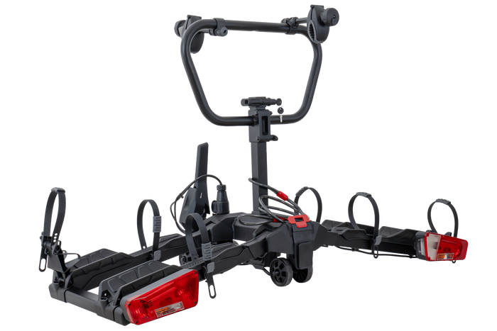 Porte-vélos Inter Pack Spider 2E PRO pour 2 vélos électriques, monté sur attelage