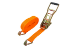 Courroie de transport orange UNITRAILER ERGO 10 m/50 mm/5 t avec tendeur