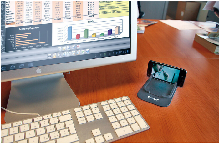 Tapis antidérapant LAMPA Uni-Mat 185x95mm