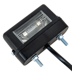 Éclaireur de plaque Aspöck Regpoint petit 12V DC/0,8m