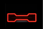 Feu arrière dynamique néon LED TruckLED L1872, 6 fonctions, côté droit