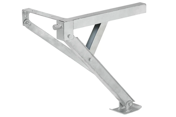 Support d'angle extensible ProPlus 361510V01, côté avant gauche/arrière droit, pour remorque, capacité 600 kg, hauteur 460 mm