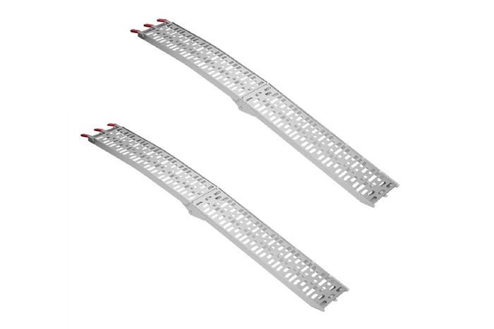 Rampes pliables ProPlus 390096 en aluminium pour remorques, 220 cm, 680 kg, lot de 2