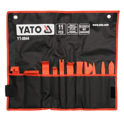 Ensemble de décapants pour tissus d&#39;ameublement YATO YT-0844 11 pièces.