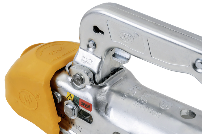 Attelage à boule STEELPRESS BC-3000.1D-00-00+Z3 pour remorque de 3000 kg avec timon tubulaire de 35 à 50 mm