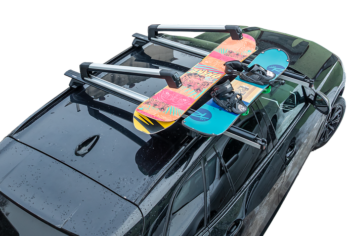 Inter Pack Frostline 6 - support extensible en aluminium pour 6 paires de skis ou 4 snowboards