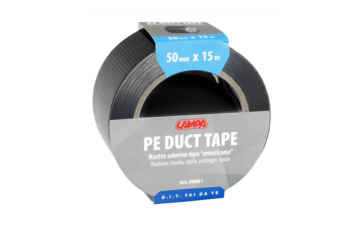 Ruban adhésif LAMP 15 m/50 mm noir