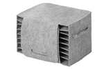 Organisateur pour assiettes ProPlus 761475V01 pour camping-car, en feutre, pour 10 plaques.