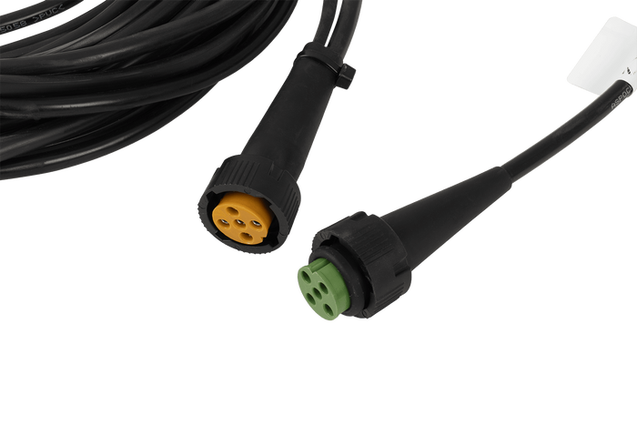 Faisceau électrique pour installation remorque, ASPÖCK 5 m, fiche 7 broches, baïonnettes 2x 5 broches