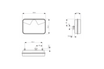 Feu arrière ASPÖCK MULTILED V à baïonnette 8 broches, 6 fonctions, droit