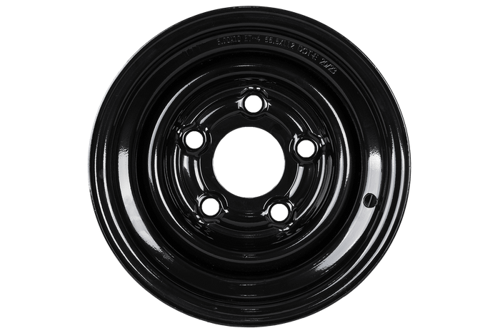 Jante en acier pour remorque UNITRAILER noire 6Jx10&quot;H2 5x112 ET:-4