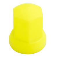 Bouchon de sortie avec indicateur pour boulons de roue HAUTE FI33 JAUNE