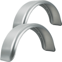 KIt de deux garde-boue pour remorque 14-15" DE HAAN HR 2075, passages de roues 750/200mm