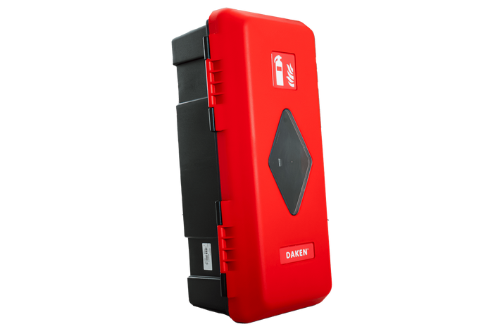 Coffret extincteur 6 kg DAKEN 82020 ADAMANT 671x310x247mm rouge