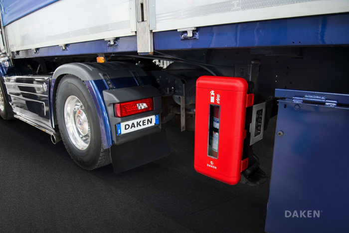 Boîte, caisse extincteur 6kg DAKEN 82170 REGON 620x335x240mm rouge