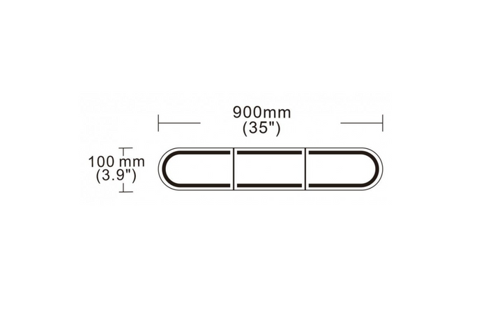 Gyrophare de signalisation LED KAMAR BLK0058, feu clignotant à 6 fonctions