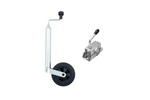Roue jockey avec collier WINTERHOFF ST48-200V+KLE48, 150 kg, 48 mm, 505-725 mm