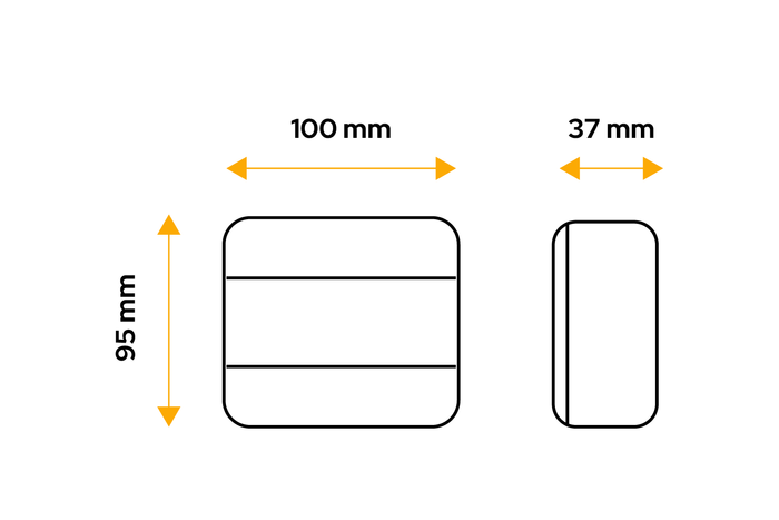 Feu arrière LED universel TT TECHNOLOGY TT.12006, 4 fonctions
