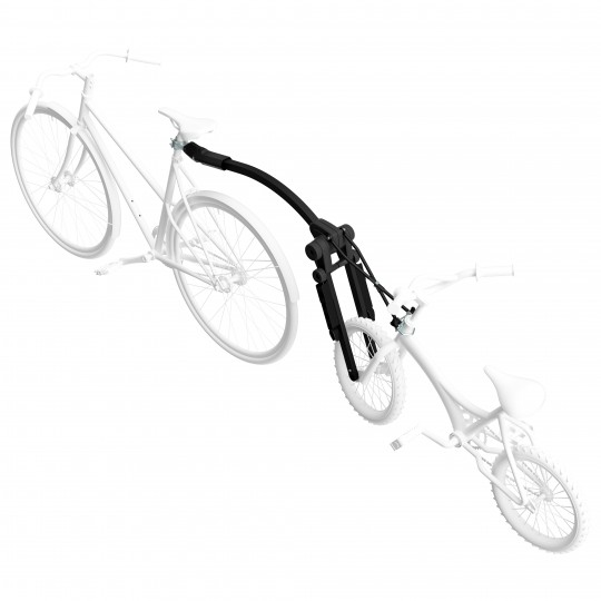 Trail Angel - Barre de remorquage pour vélo enfant - Noir