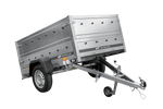Remorque légère 200x125 UNITRAILER GARDEN 201 KIPP avec ridelles supplémentaires