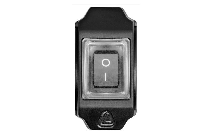 Interrupteur étanche pour volant LAMPA 90462 pour commander des appareils électriques 12 V 6 A max.