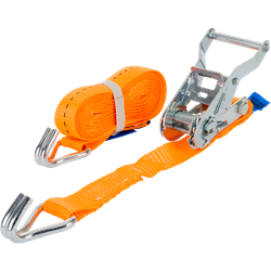 Courroie de transport orange UNITRAIER 4 m/25 mm/1 t avec tendeur