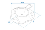 Cale de sécurité pour roue jockey ProPlus 341355