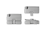 Toilettes de camping portables ProPlus 370415CR grises 10L/10L
