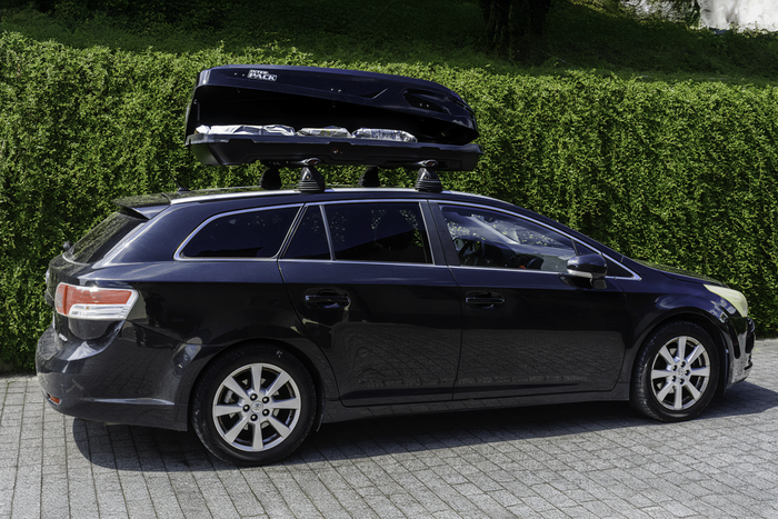 Coffre de toit Inter Pack Monsun M, noir métallisé