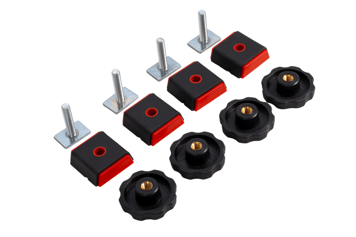 T - profilé en T MF (rainures) - Adaptateur pour barres à rainures en T - Inter Pack Traxer, Carver, Zenith