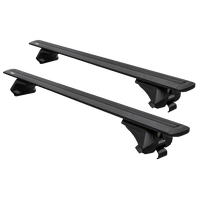 Barres, galerie de toit Inter Pack Virgo IR 120 (G2) avec rails intégrés (noir)