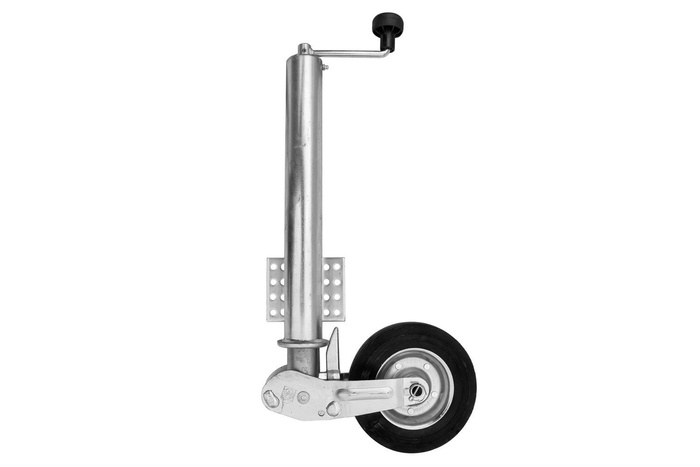 Roue de support automatique WINTERHOFF VK60-KH-200VBB avec poignée, 250 kg, 60 mm, 560-1030 mm