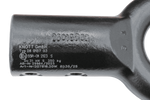 Attelage à œil KNOTT KK7937S pour remorque de 3500 kg avec timon tubulaire de 60 mm, nouveau modèle
