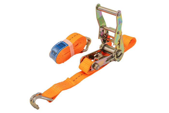 Courroie de transport orange UNITRAIER 3 m/25 mm/1 t avec tendeur