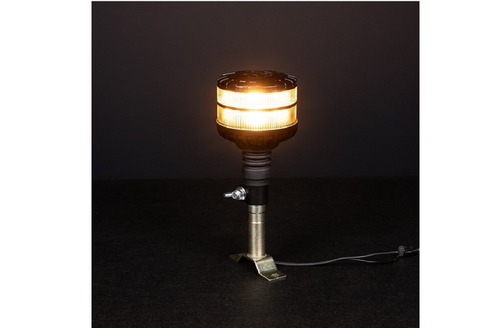 Feu de signalisation LED flexible KAMAR X-SPIDER 1, lumière clignotante orange