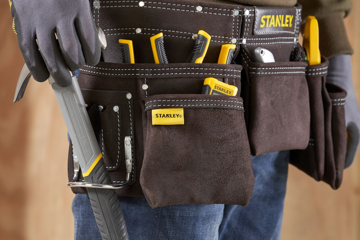Porte-outils cuir, tablier à outils STANLEY STST1-80113