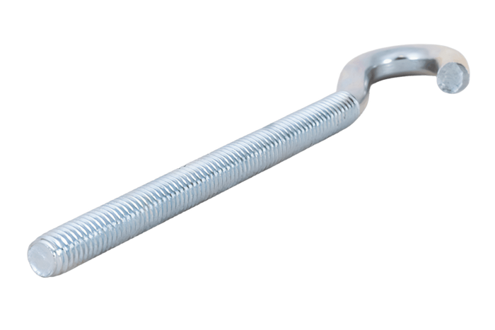 Piton, crochet, gond DROMET HZ M6x100 avec œillet ouvert (coudé)