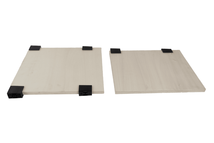 Ensemble de deux étagères, cloisons pour la boîte à outils DAKEN ARKA 81209, compartiment 430x380mm et 430x340mm