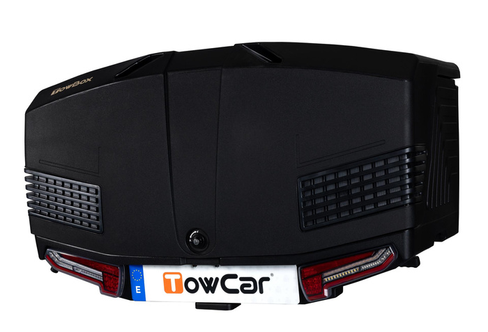 Towbox V3 Black LED Edition - coffre à bagages monté sur attelage