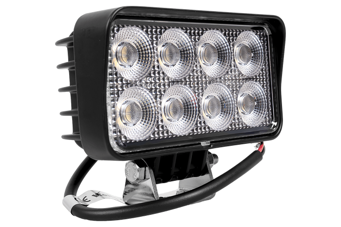 Lampe de travail rectangulaire, réflecteur LED TT TECHNOLOGY NOIR TT.13306, 32 LED, 2560 lm