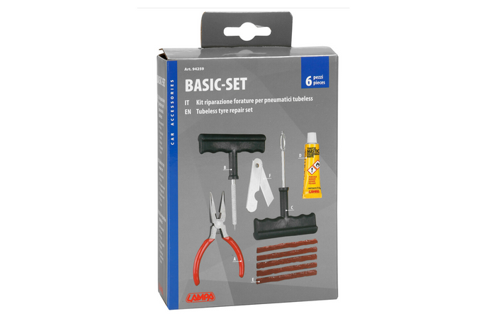 Kit de réparation pour pneus tubeless LAMPA Basic-set