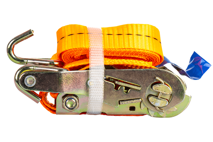 Courroie de transport orange UNITRAIER 2 m/50 mm/5 t avec tendeur