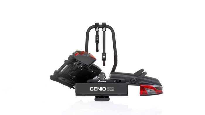 Atera Genio Pro - Porte-vélos sur attelage pour 2 vélos 022785 (Noir)