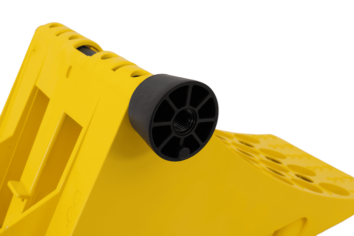 Cale de roue LOKHEN h: 225 mm E53 / complète avec support