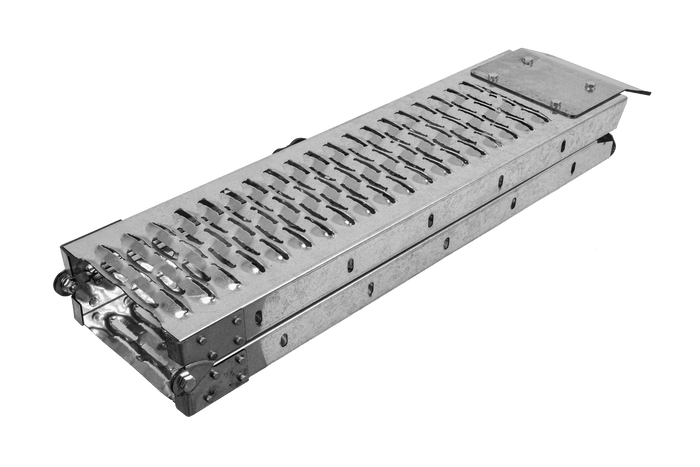 Rampe pliable UNITRAILER ALR004 en acier pour remorque, 170 cm, 227 kg