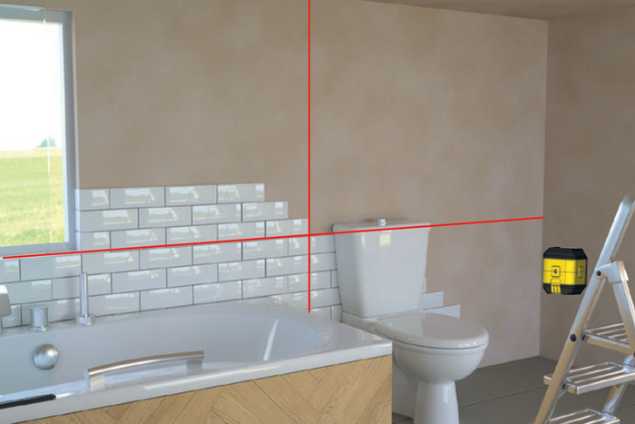 Laser à lignes croisées Stanley CUBIX STHT77498-1 - Rouge