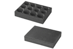 ProPlus 761472 Porte-gobelets et verres pour camping-car, mousse rigide, peut contenir 12 gobelets