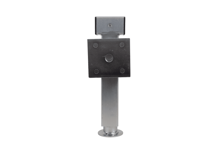 Support de manivelle extensible UNITRAILER JL2 pour remorque plateau 1300 kg 410-645 mm