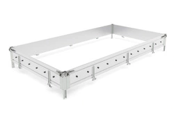 Côtés en aluminium OUTLET BIS H-300 pour remorques TEMARED TRANSPORTER 3217/2 et HOCHLADER 320/2