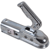 Attelage à boule STEELPRESS ZSK-1700C pour remorque de 1700 kg avec timon tubulaire de 50 mm